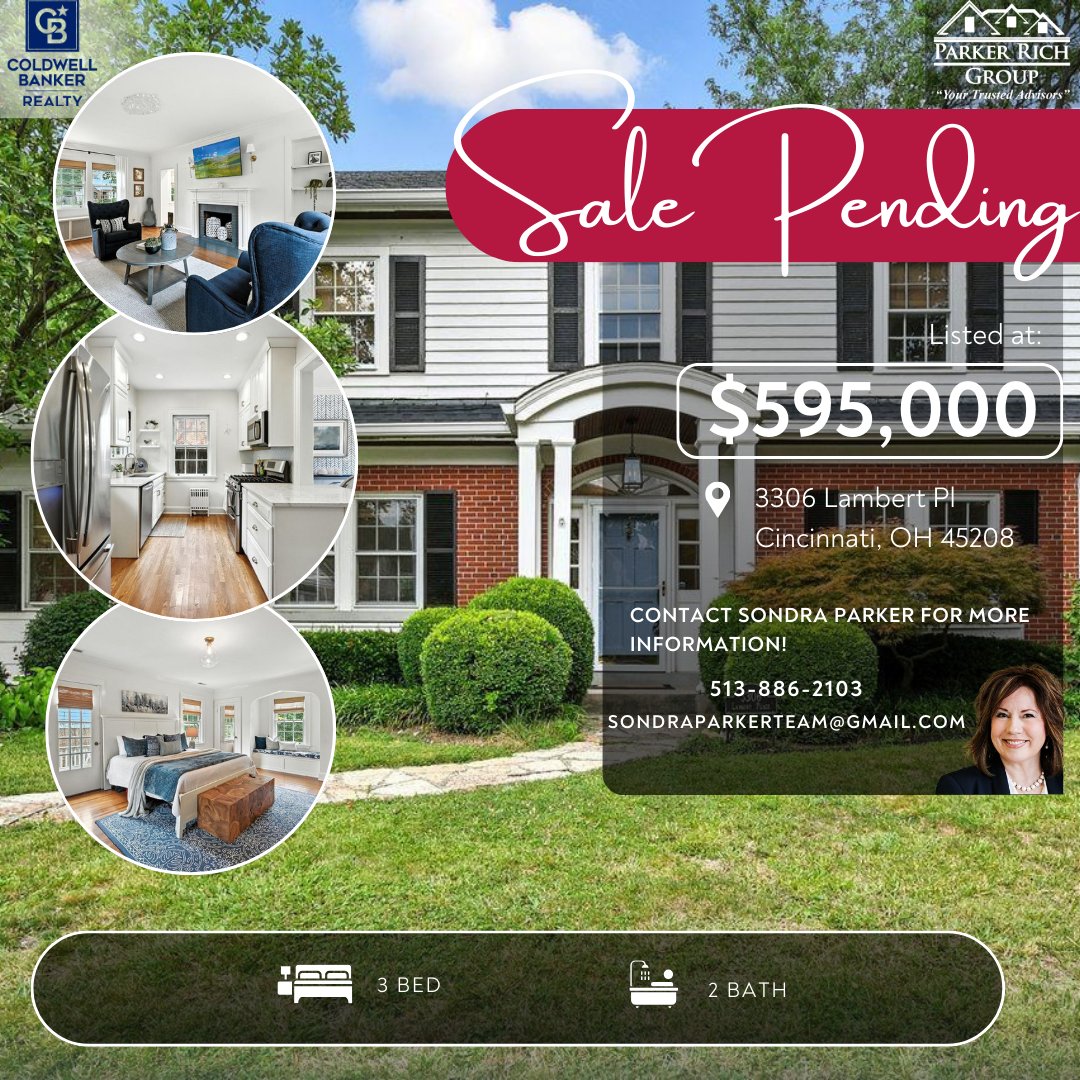 parkerrichgroup's tweet photo. 🏡 Pending Sale!! 🗝

3306 Lambert Pl

$595,000 (List Price)

More info ➡️ https://t.co/BNi7DCYCNE

Contact Sondra Parker (513-886-2103) for a Consultation!

#ColdwellBankerRealty #ParkerRichGroup #CincinnatiRealEstateAgent #CincinnatiRealtor #Cincinnati #Ohio https://t.co/oBpiHvZI89