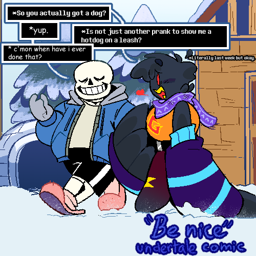 Bo0Boo_Phantom's tweet photo. Be nice part 1 
(A little sans x oc comic I'm working on, just for the funnies) 
#undertale #sans #oc #selfship https://t.co/TTB6G887X7