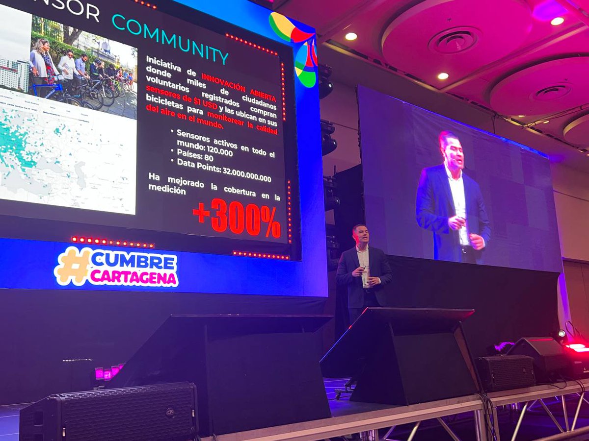 👍 Un like puede cambiarlo todo… si usamos la IA. 🤖 <a href="/Sebastian_TIC/">Sebastián González Flórez</a> nos reta a pensar diferente en política. #CumbreCartagena <a href="/CumbreCP/">CumbreCP</a> #SomosSufragio