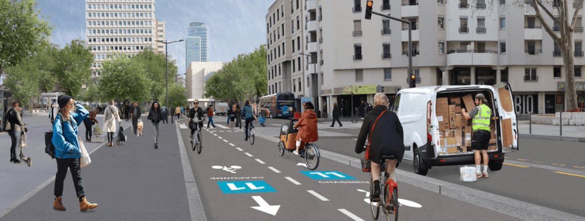 Les travaux de la voie lyonnaise 11 rue Bonnel arrivent jusqu'à la rue Garibaldi pour croiser ... la voie lyonnaise 7 ! 🚲

Le secteur va devenir un paradis pour les mobilités douces et les déplacements propres et efficaces 📈 🚶‍♂️ 🚲