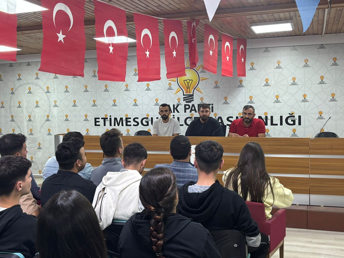 Haftalık olağan yönetim kurulu toplantımızı İlçe Gençlik Kolları Başkanımız Emre Can Kılıç başkanlığında gerçekleştirdik.

<a href="/avyusufibis/">Yusuf İBİŞ</a>
<a href="/osmannazlier/">Osman Nuri Nazlıer</a>
<a href="/avhalilatasoy/">Halil ATASOY</a>
<a href="/fethi_duygulu06/">Fethi Duygulu</a>
@Cengizhan_06A
<a href="/_emrecanklc_/">Emre Can Kılıç</a>