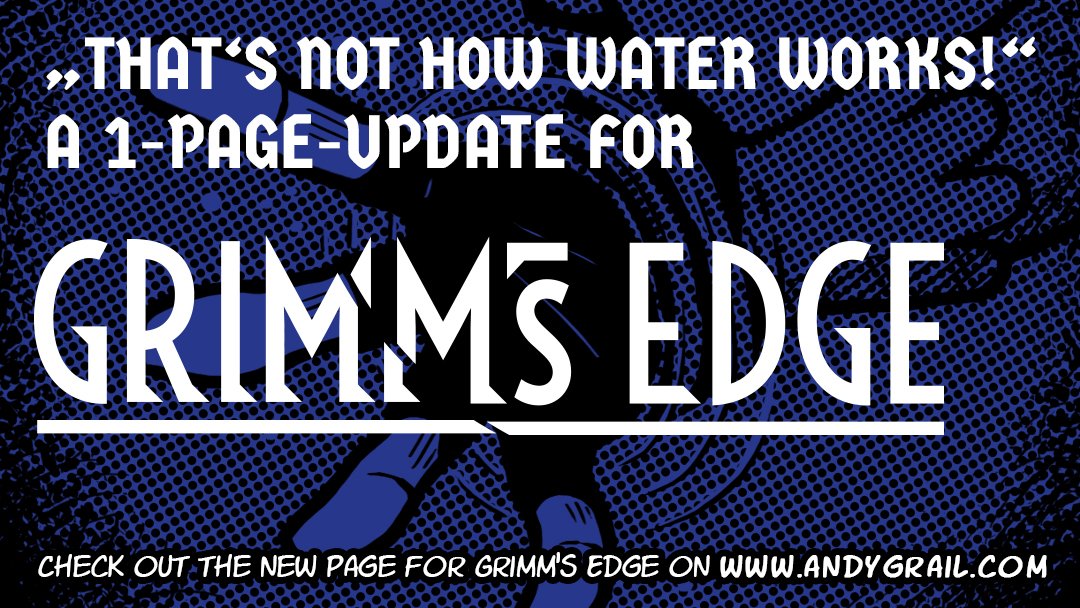 AndyGrail's tweet image. Here we go again! Grimm's Edge has just been 
updated! A new page is now available on all online 
platforms: Tapas, ComicFury, my Website - you 
choose. Please, give it a GO
👉 tapas.io/episode/3533644 
#comic #indiecomics