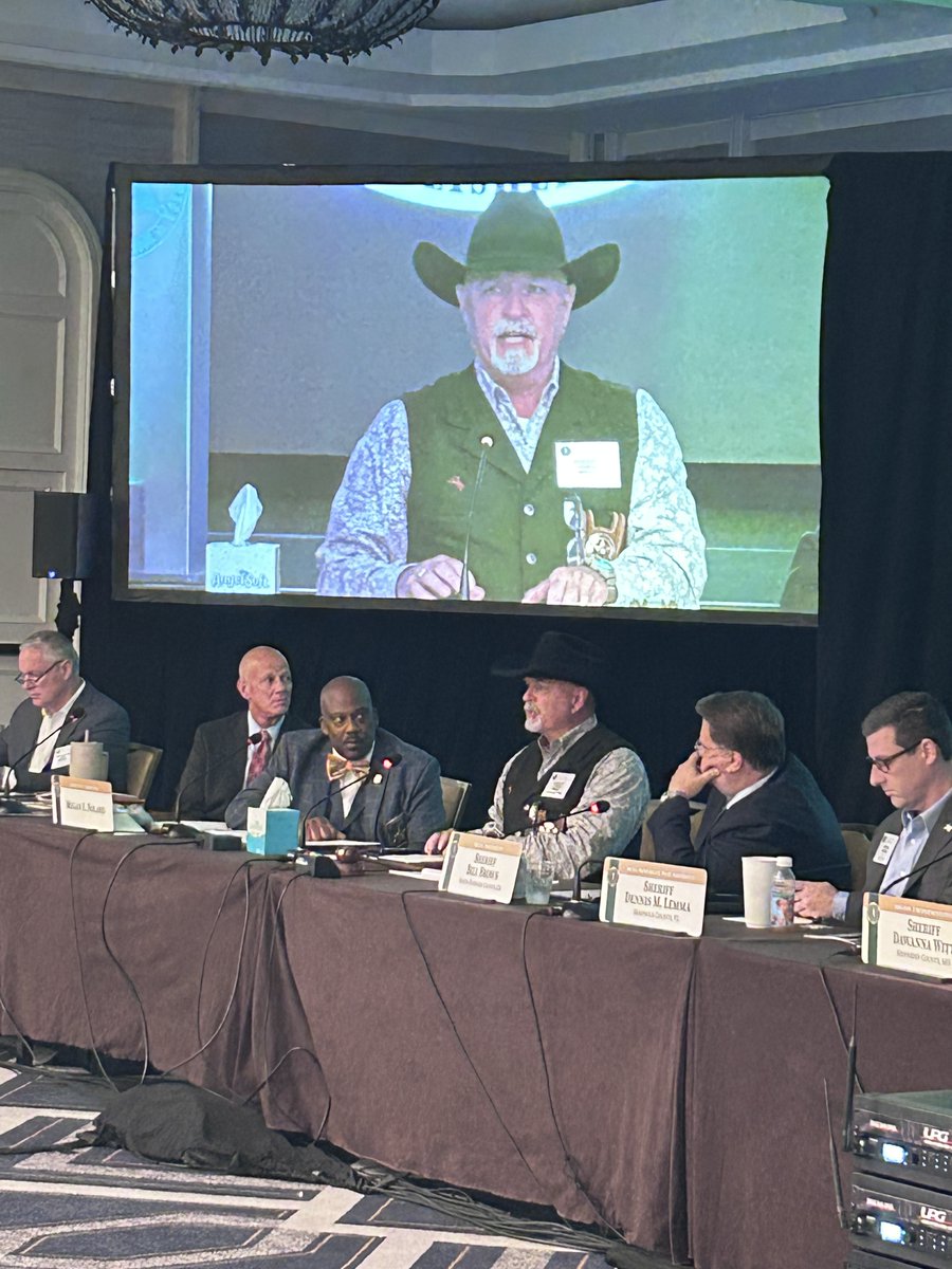 NationalSheriff's tweet image. NSA President Sheriff Chris West joined fellow leaders at the @MCSheriffs Conference in Dallas this week, highlighting the power of strong communication and partnerships among sheriffs nationwide.