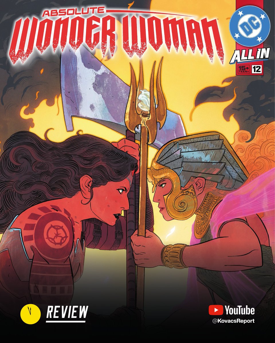 Absolute Wonder Woman #12 Review - HUGE Reveals and Escape from the Maze!
youtu.be/7_yT3WKC0OE

Follow/Support The Kovacs Report:
I | X | FB | Bluesky | Reddit | LOCG |Patreon: @kovacsreport

Kelly Thompson @1979semifinalist
Hayden Sherman @cleanlined
DC Comics @dcofficial