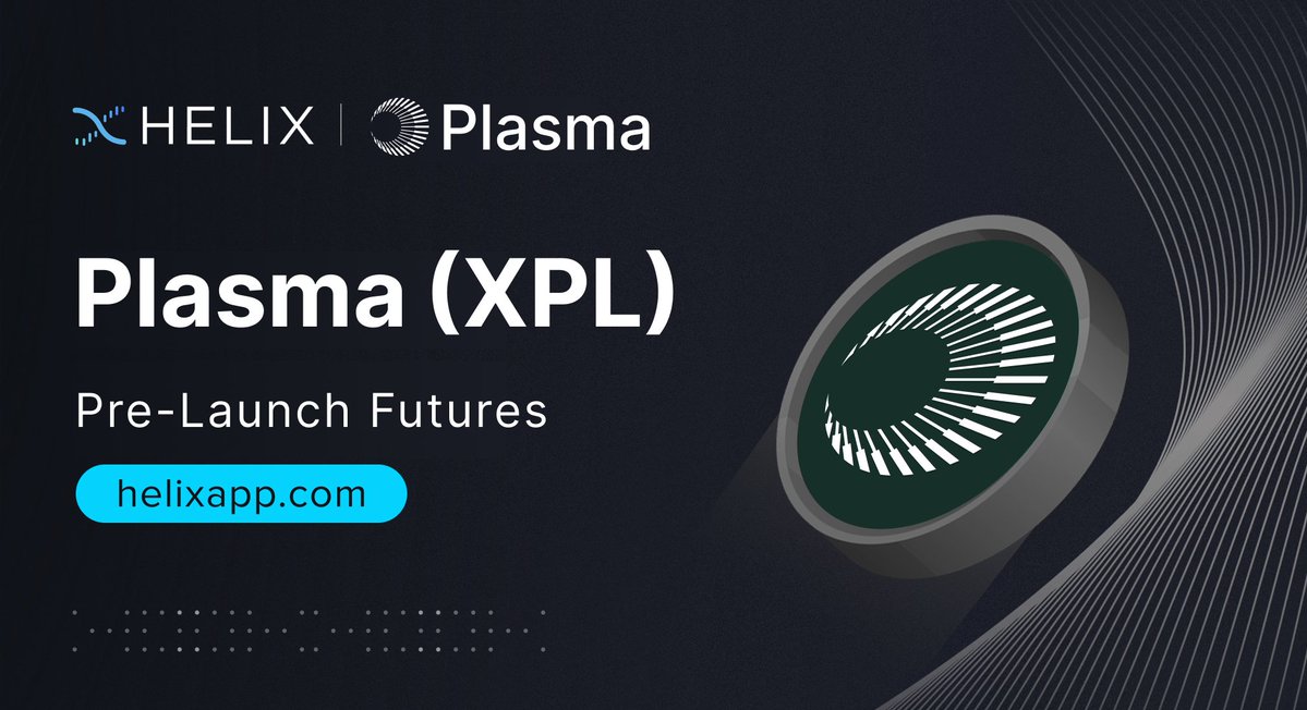 HelixMarkets's tweet image. $XPL/USDT Pre-launch is now live on Helix ⚡️

Trade @PlasmaFDN (XPL) — a high-performance Layer-1 built for stablecoins, with up to 5× leverage.

Availble on Helix Desktop &amp;amp; Mobile. 🧬