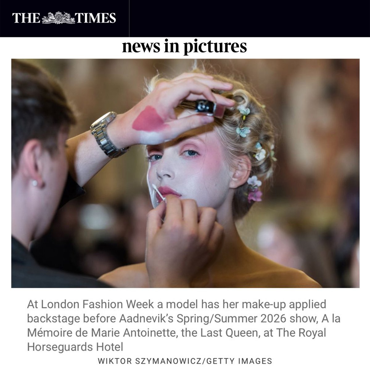 serapaaydin's tweet image. News in Pictures thetimes.com/article/780ff1… #LondonFashionWeek 

📸Wiktor Szymanowicz @anadoluimages