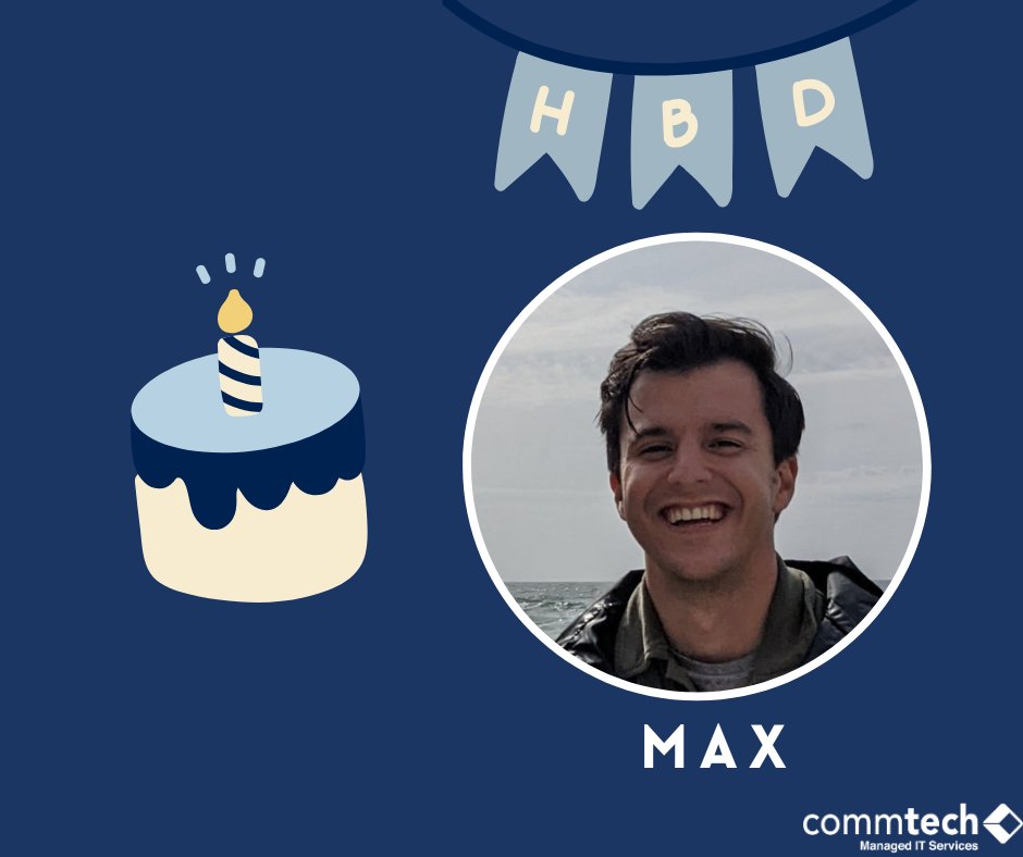 CommTechIT's tweet image. Happy Birthday, Max! 🎉