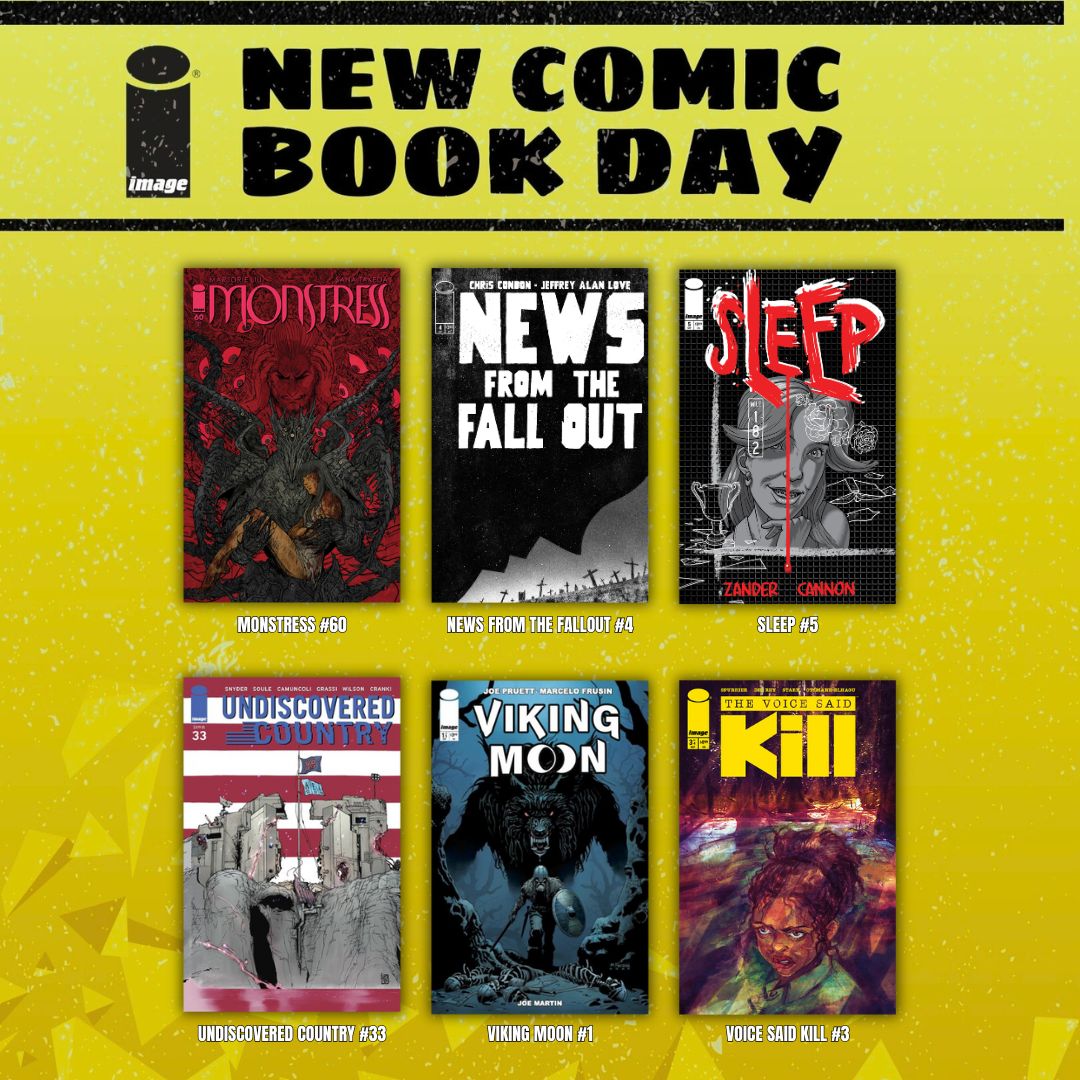 ImageComics's tweet image. BANGER, AFTER BANGER, AFTER BANGER, AFTER BANGER, AFTER BANGER!

These are your new Image comics for 9.24.25