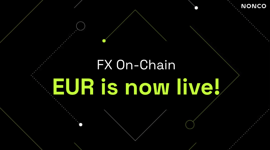 nonco_otc's tweet photo. 🚨 🇪🇺  EUR is LIVE on FX On-Chain! 🚨 🇪🇺

No extra steps needed.

Our counterparties can trade EUR FX on-chain with:

- Robust liquidity & industry-leading pricing
- Better, faster, cheaper execution
- Fast settlements, available 24/7

Reach out if you want to learn more.

Products presented do not constitute a solicitation or invitation and may not be suitable for all or available in every jurisdiction