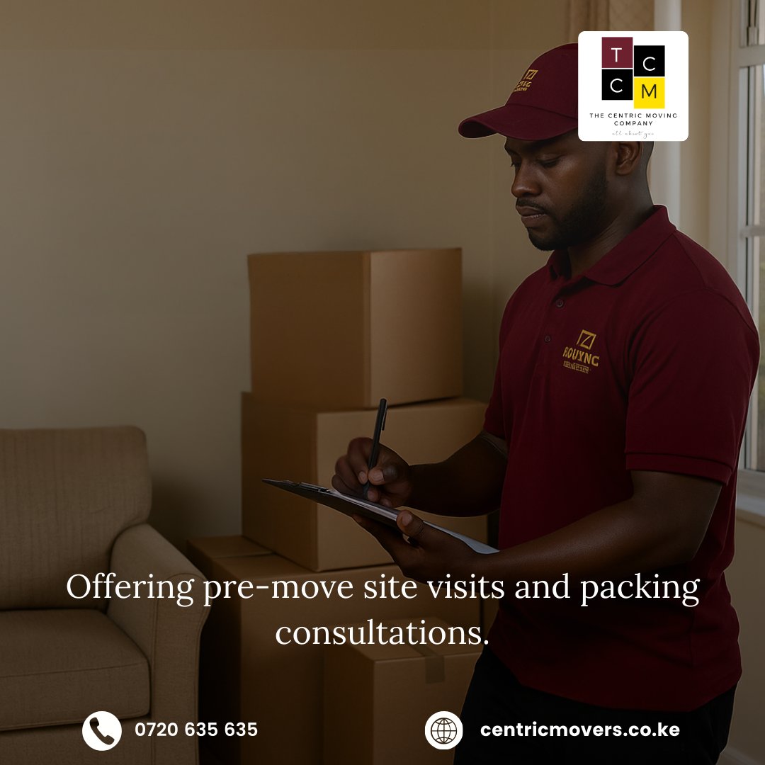centricmoving's tweet image. Book your move early with Centric Movers. We now offer pre-move site visits and packing consultations to make sure every detail is handled before moving day. Stress-free starts with good planning.

#CentricMovers #WeMoveYouSettle #StressFreeMove #PackingConsultation #NairobiMoves