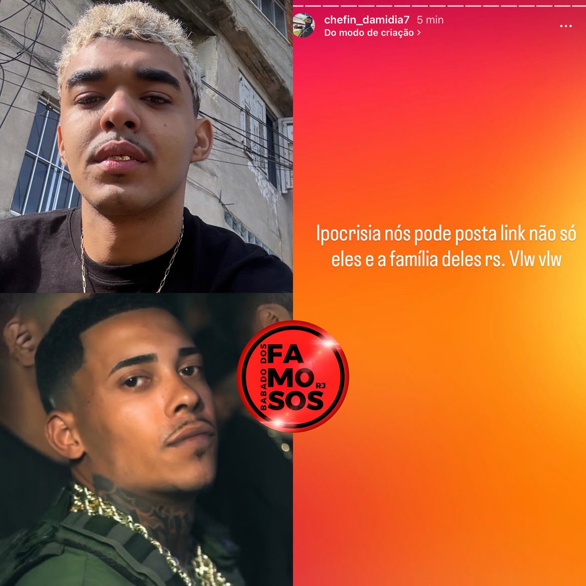 BABADO DOS FAMOSOS RJ tweet media