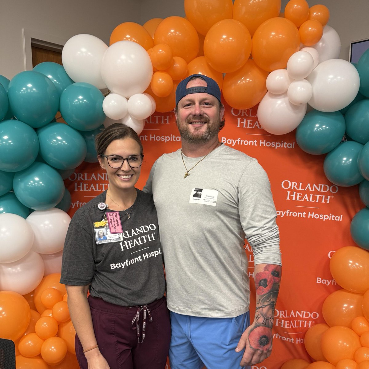 Reunited and it feel so good. ✨

Our rehab team at Orlando Health Bayfront Hospital hosted a "rehab reunion", inviting patients from our facility within the past year to return and celebrate their progress. Thank you to everyone who joined us. 🧡