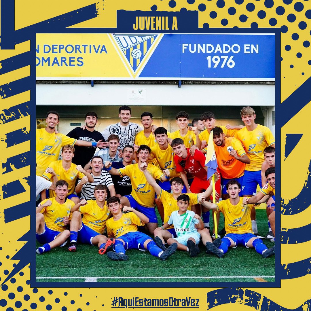 📸 𝐉𝐔𝐕𝐄𝐍𝐈𝐋 𝐀

Victoria 3-0 del juvenil de Adrián Luque el primero de los dos partidos de esta semana. 💛💙
¡Enhorabuena equipo!💪🏼

#CanteraUDT #AquiEstamosOtraVez