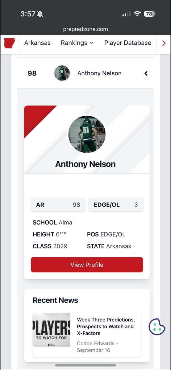 Thank you <a href="/PrepRedzoneAR/">Prep Redzone Arkansas</a> for the ranking! #AGTG 
<a href="/BurnsJeremie/">Jeremie Burns</a> <a href="/Alma_fball/">Alma Airedale Football</a> <a href="/coachbush/">Rusty Bush</a>