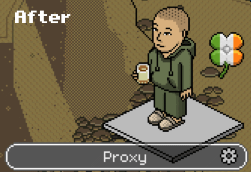HabboProxy's tweet photo. Coffee or hot chocolate? Either way, the mugs will soon be safe from melting.

Next on the list: cleaning up furni names and descriptions. If you know of any that need polishing, let me know below - I'll check if it's already on my list!