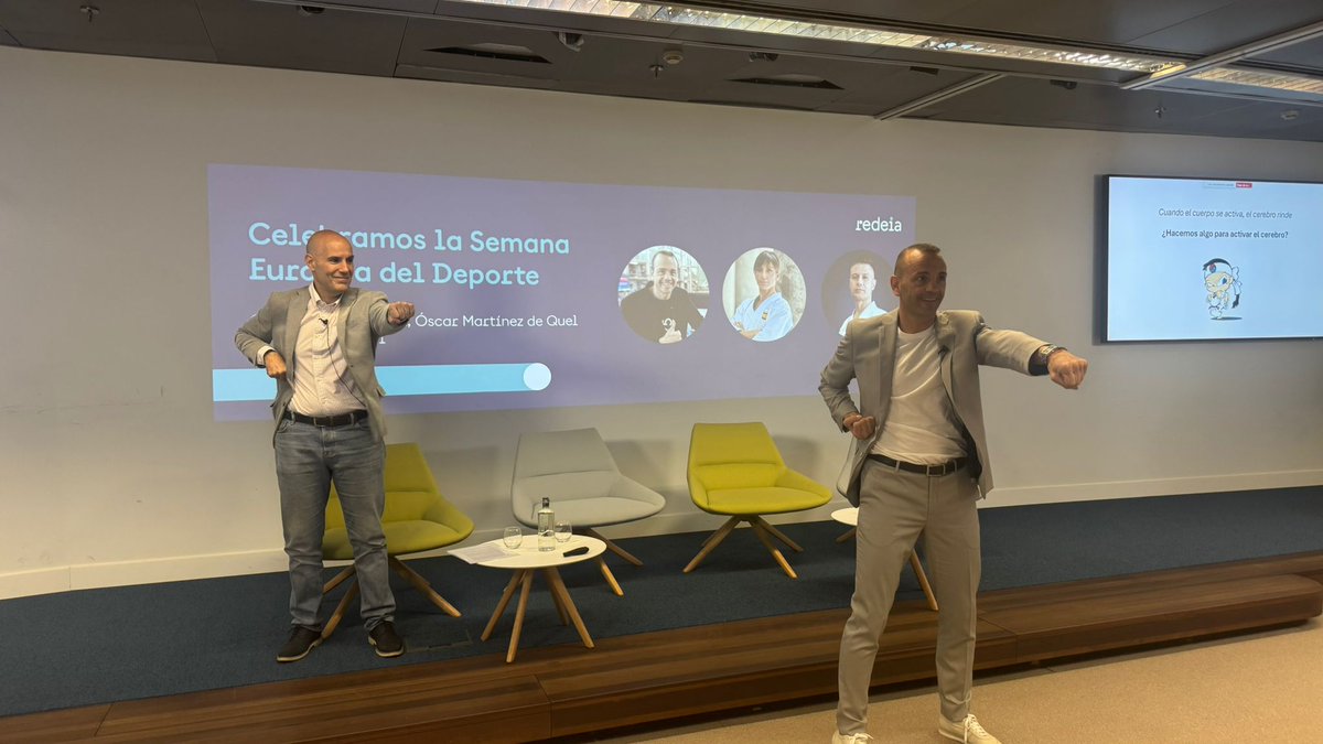 Charla "Ejercicio físico y cerebro en el ámbito laboral" y mesa redonda con compañía 🔝 sobre los valores del deporte para la empresa. 
#LuchaPorTusSueños
#CienciaYExperiencia