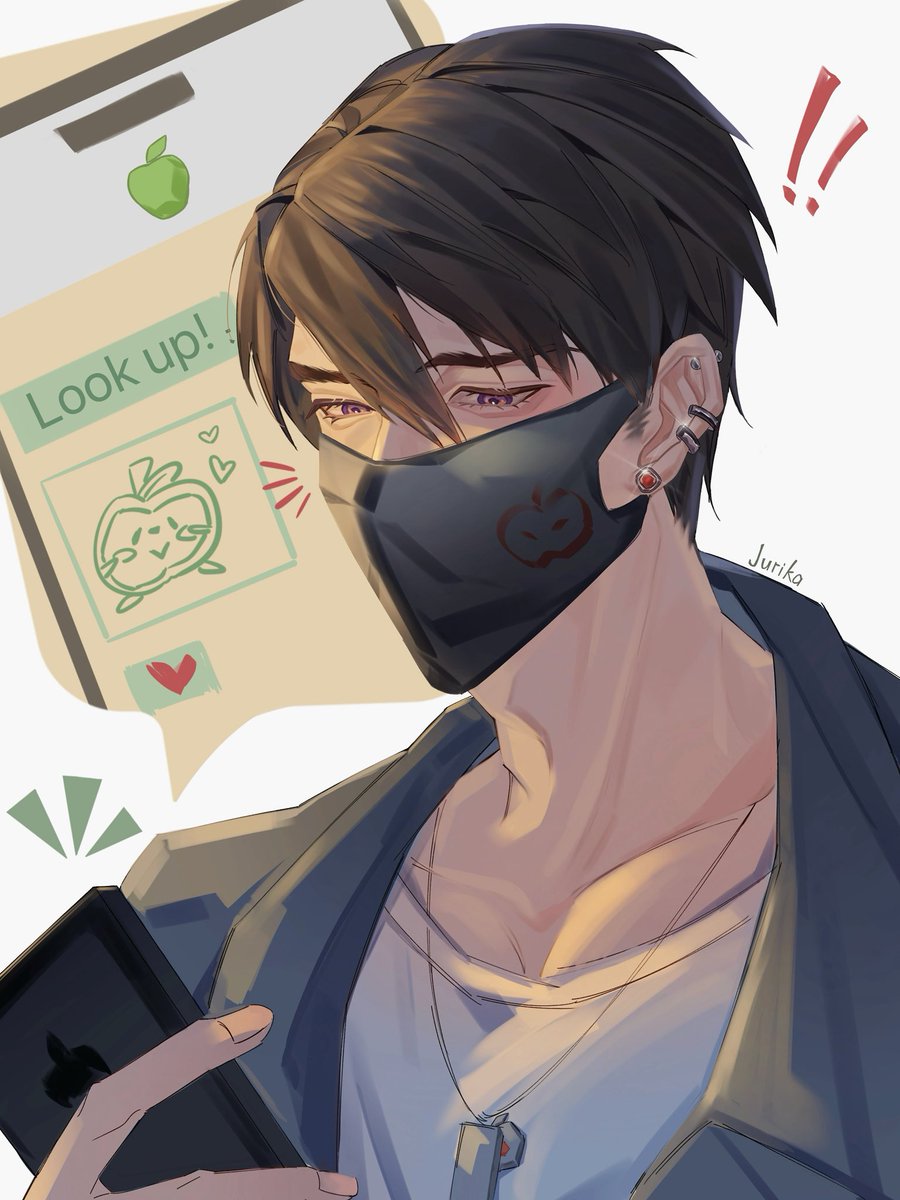juchi31537098's tweet photo. 🍎😷

#恋と深空   #恋と深空二次創作   #マヒル   #Caleb  #LoveandDeepspace https://t.co/ZOn5loE4s7