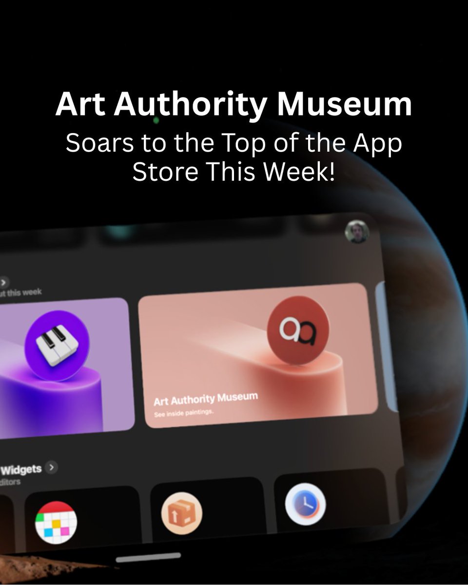 art_authority's tweet photo. Art Authority Museum Soars to the Top of the App Store This Week!
We are on a mission to help make art more accessible to people all around the world. Download the app today and help spread the word—together, we can make a difference. #art #digitalgallery #topapps https://t.co/R00T4YjTap