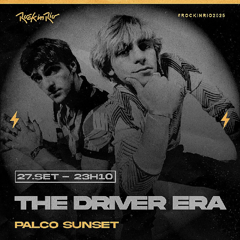 ROCKINRPBR's tweet photo. 27.SET, sรกbado, ร s 23h10, THE DRIVER ERA no #PALCOSUNSET do #๐ฑ๐๐ผ๐๐จ๐๐ฑ๐๐๐ค๐ข๐ค๐ง. https://t.co/ZtL9xbsk2d