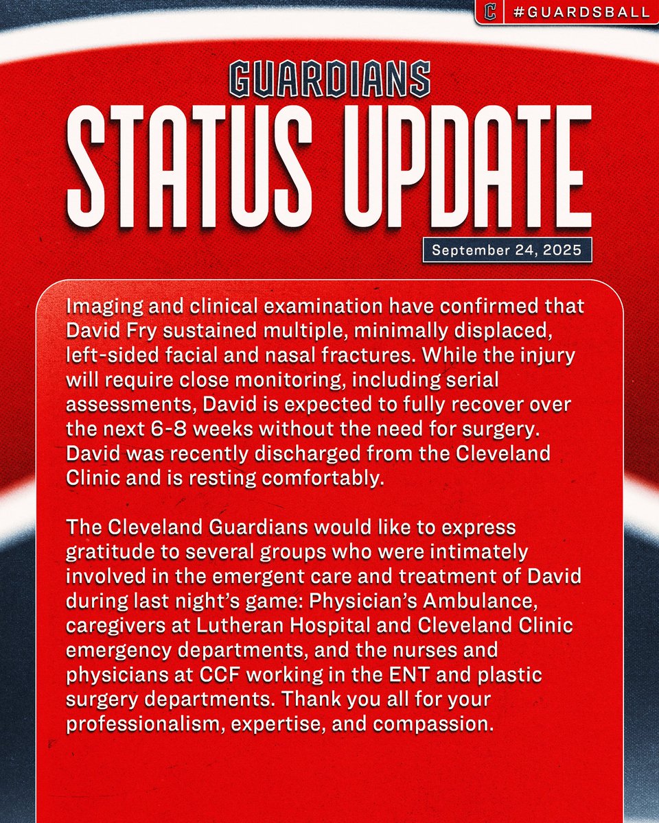 Cleveland Guardians tweet media