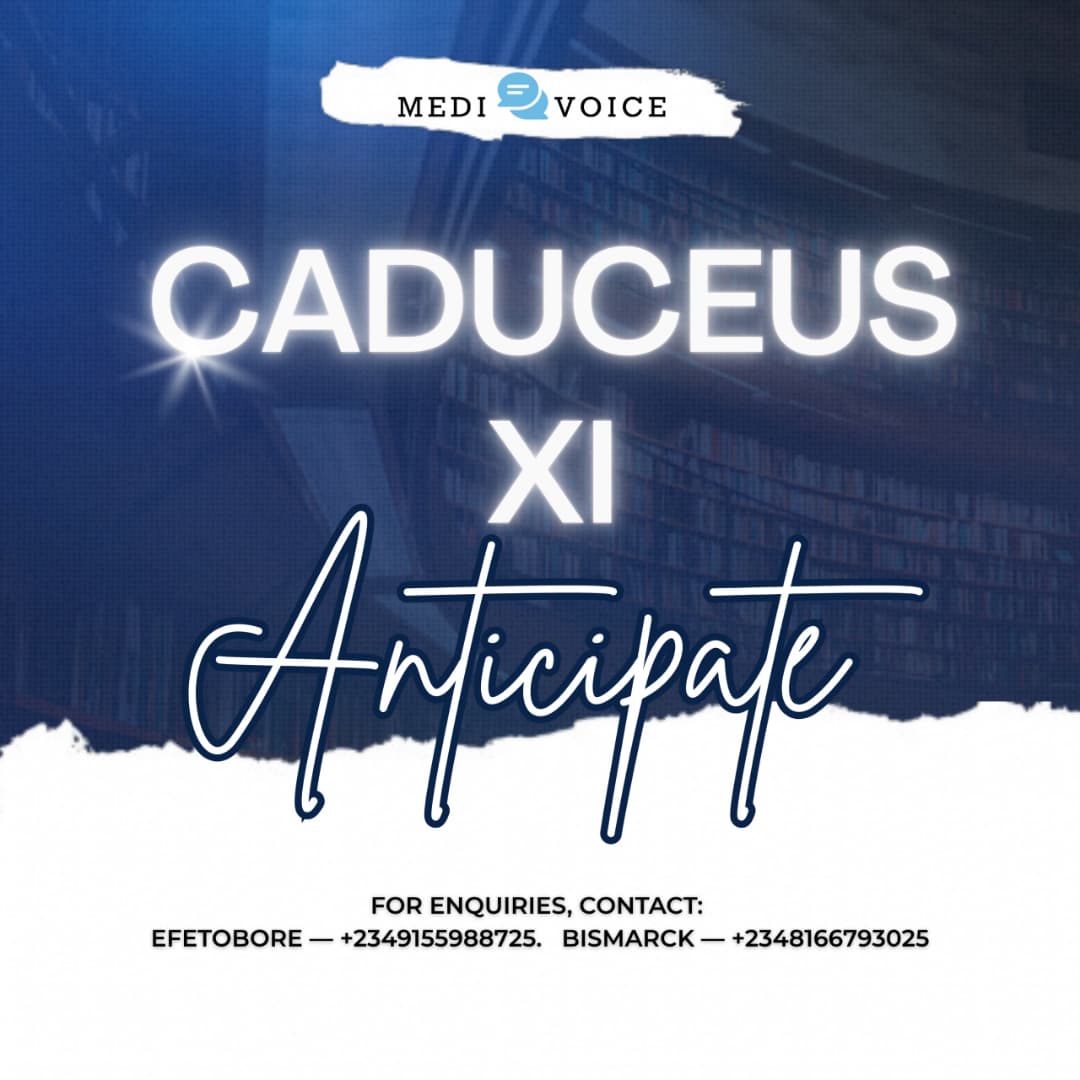 Two Words. Endless Memories.
Something's brewing...can you guess what? 👀

Join our WhatsApp group for more updates:
chat.whatsapp.com/DI95oeR9EHXF33…

For more enquiries, contact;
Efetobore–09155988725
Bismarck–08166793025

#Caduceus2025