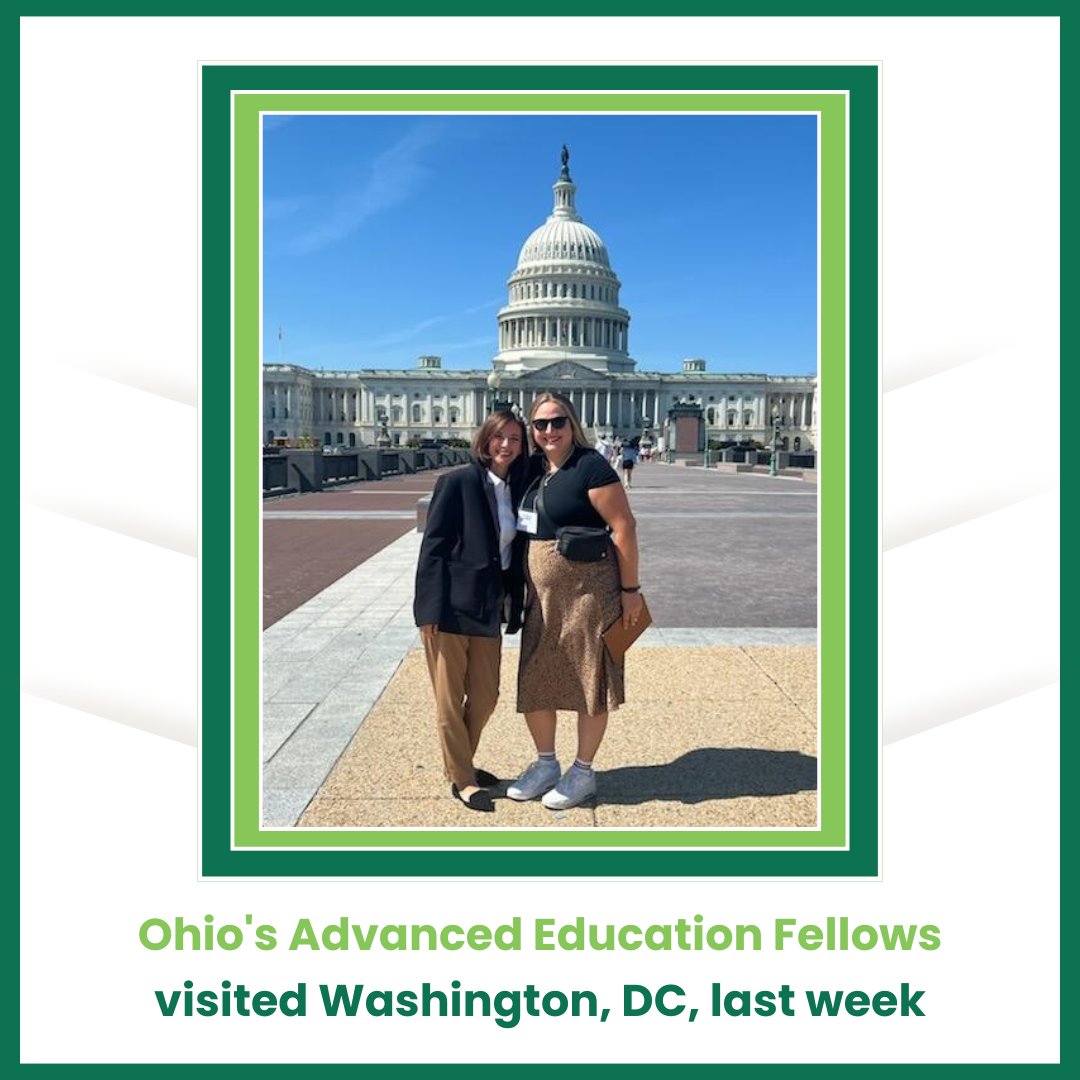 Members of the AEPLP program participated in the DC Symposium to begin exploring this year's program theme, Strategic Leadership in the Midst of Chaos. Pictured here are Ohio Fellows Dr. Rene Molenaur and Michelle Connavino who joined fellows to kick off the program year.