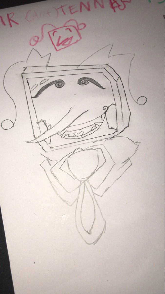 Brit1sh_Lad's tweet photo. Hi guys I feed you all with like- uh Tenna and Spamton art- and it’s somewhat progress of it

(yes Tenna has Eyebrow lashes shhh it’s pretty 💅💅

#deltarunefanart #tenna #spamtongspamton #spamtenna https://t.co/EH0Lra1xAD