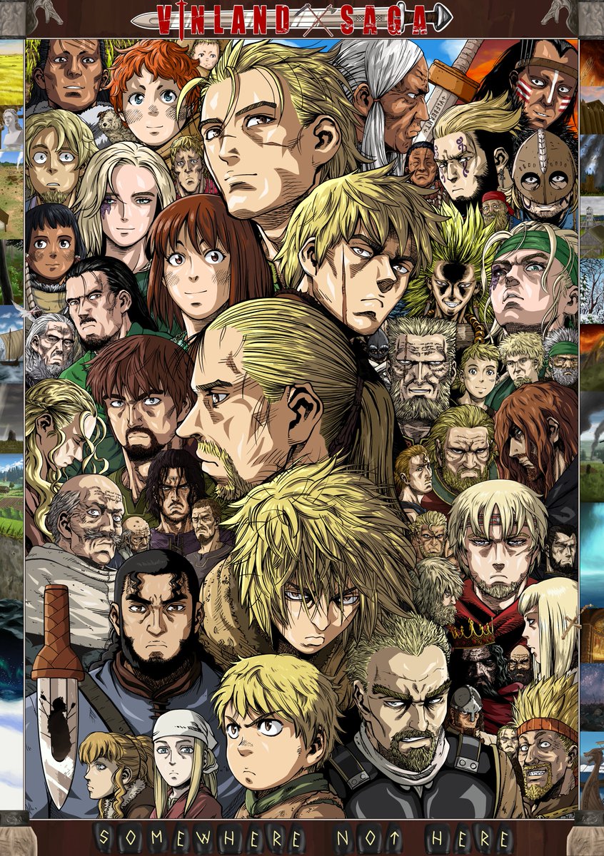 la_roca_retro's tweet photo. For the end of #VINLAND_SAGA, a summary of the entire story.
Thank you, @makotoyukimura, for this incredible work!! https://t.co/twbrT4spHC