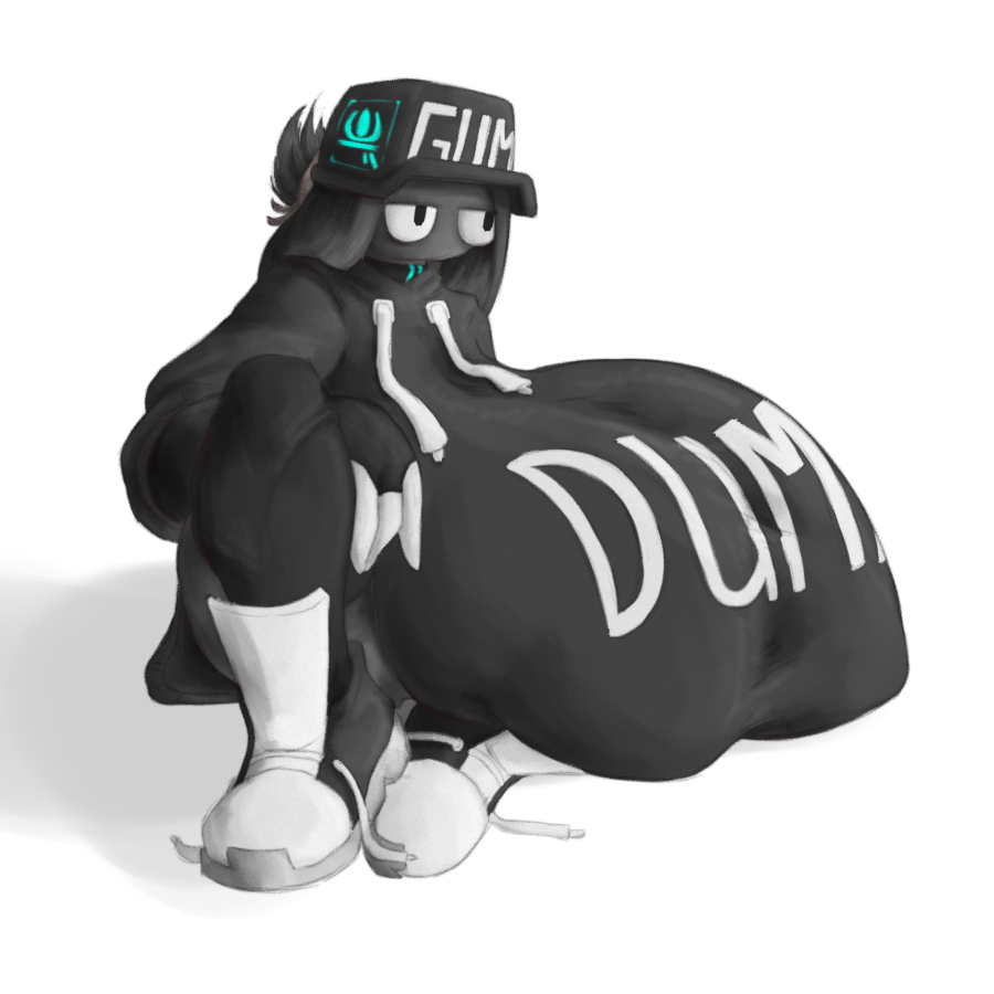 Garbatch's tweet photo. I have a new-found respect for people who draw hyper. It's way more difficult to make this stuff look like anything other than a blob than it seems.
Still determined to make this character work. https://t.co/ANYLhXJw62