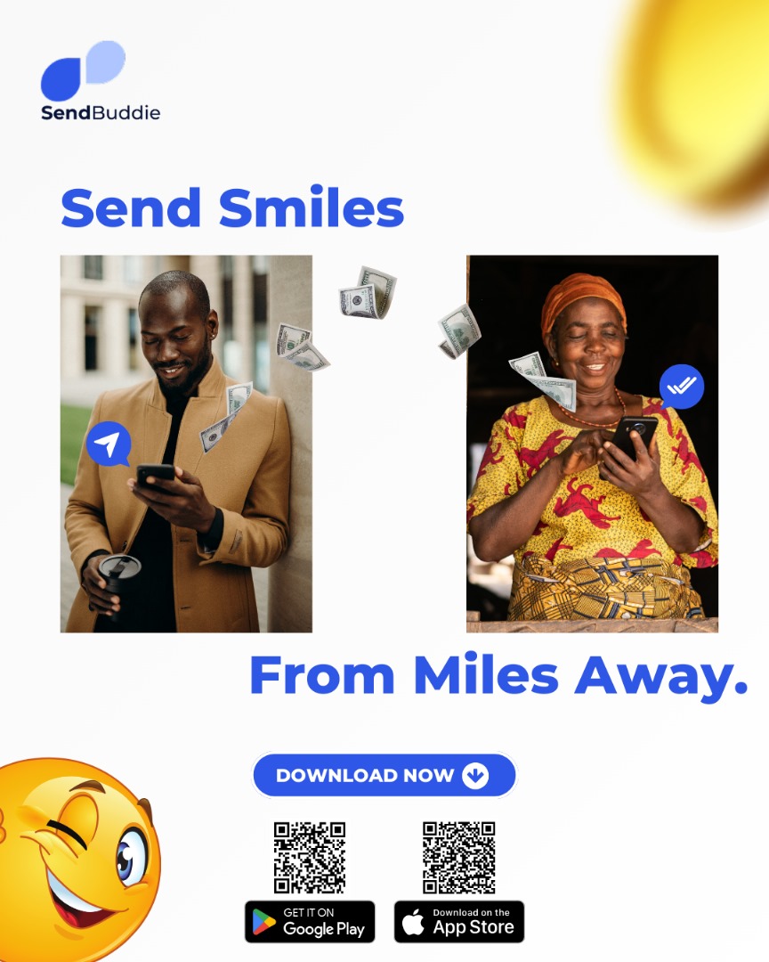 SendBuddie's tweet image. Not just money as Smiles are delivered daily!
#SendAndSmile #SendBuddie #EverydaySupport