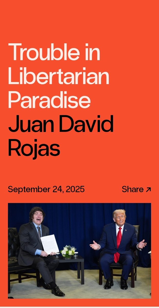 I went on Breaking Points to discuss my article <a href="/compactmag_/">COMPACT</a> on Milei’s Big Beautiful Bailout from Trump.

Big thanks to <a href="/emilyjashinsky/">Emily Jashinsky</a> &amp; <a href="/krystalball/">Krystal Ball</a>.

(Link to article in next post 👇)
youtu.be/unaPXn3VWwc?si…