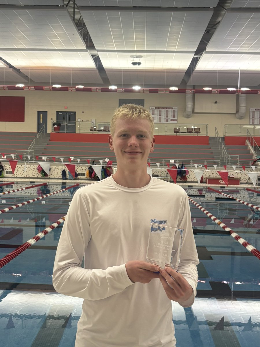 Congrats to Caden Askren as he was named the 2025 IN Open Water Athlete of the Year! #TigerUp