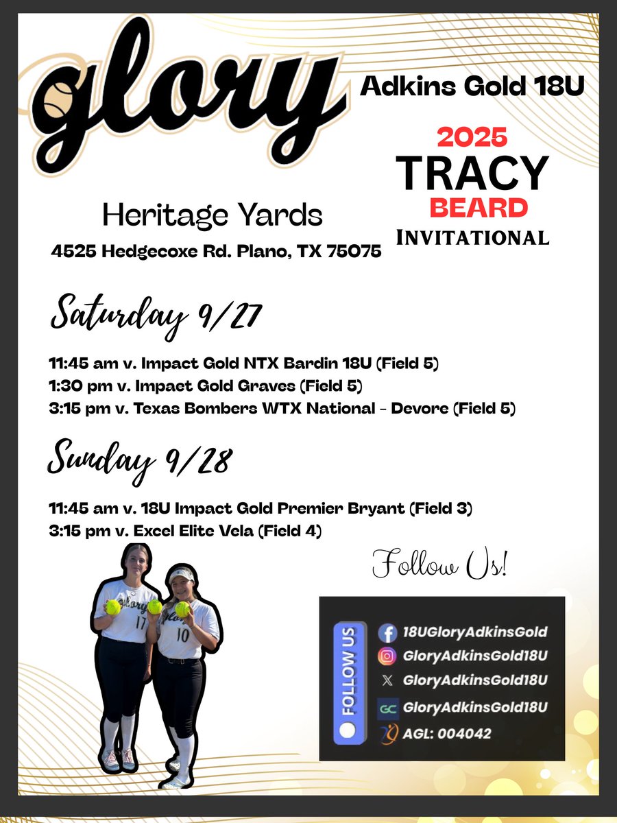 Glory Adkins GOLD 18U tweet media