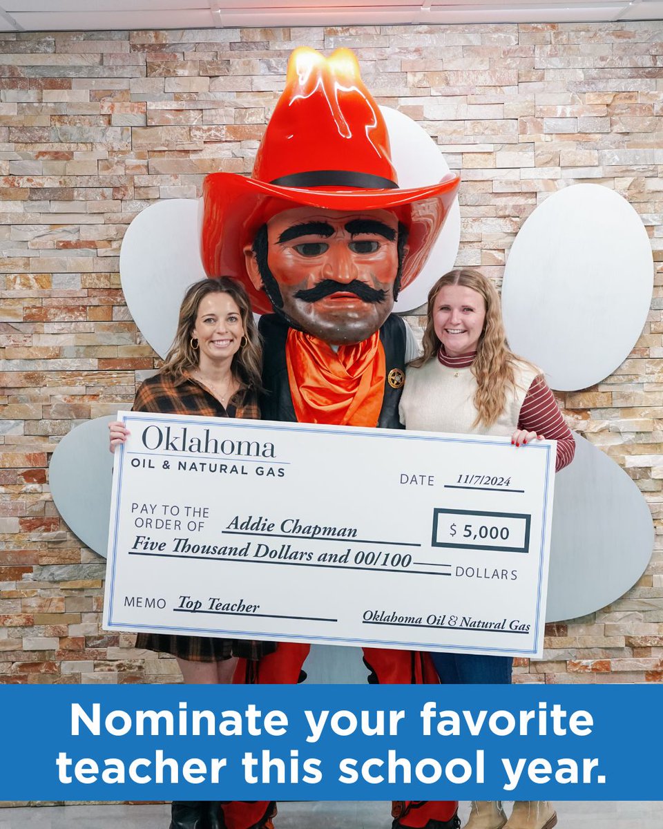 Who's your top teacher of 2025-2026? Nominate an educator who deserves to be recognized! Don't miss out — the nomination window closes on September 30: bit.ly/41DxXfA