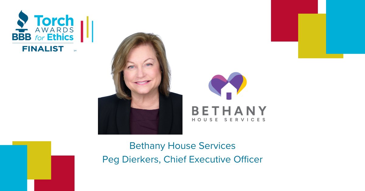 BethanyHouseSvc's tweet photo. 💜 We’re so excited to share that Bethany House Services is a finalist for the @BetterBusinessBureau Torch Award! we’re honored just to be nominated. https://t.co/LU1oeYhYkx