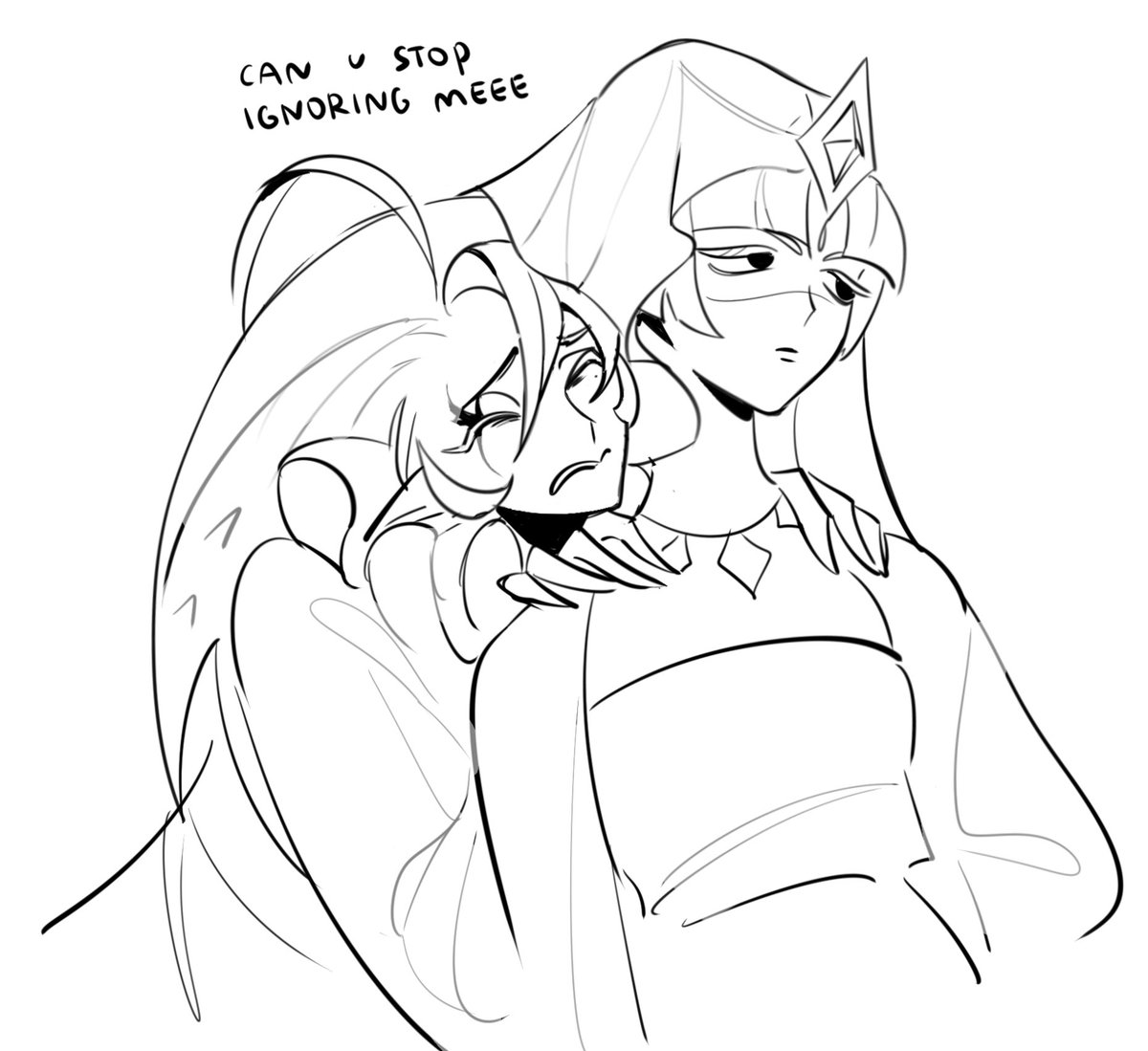 the way girl ignores him in every interaction #shadowmilkcookie #mysticflourcookie