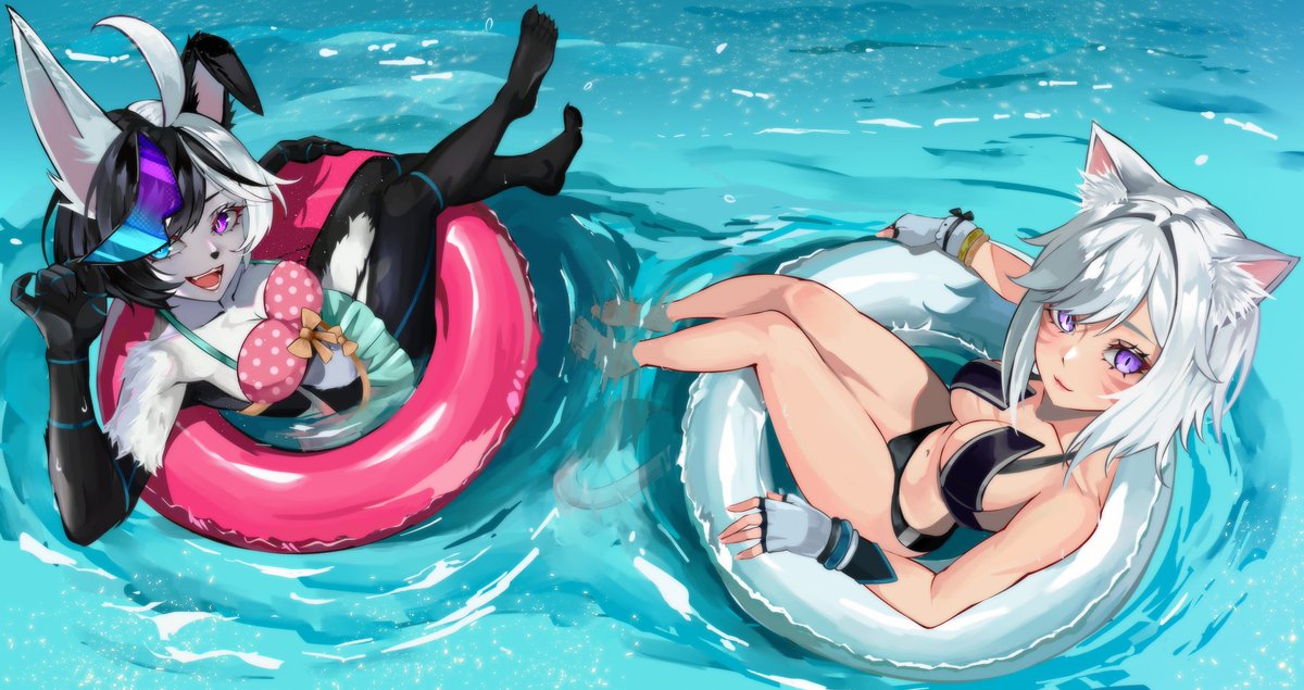 As the summer ends, &amp; comes to a close remember those who brighten your life all year long. Ft. here is @.AbsoCatboy &amp; Sha enjoying the last few blissful rays

Need kind to those who bring you a smile, &amp; enjoy every minute life offers you

Keep on aspiring

🎨 @.ivanov_aart