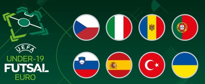 2025 #U19Futsal <a href="/UEFAFutsal/">UEFA Futsal</a> Finals
MD1️⃣: STREAMS
Sun 2️⃣8️⃣ Sep
Gp A:
11:00 🇲🇩Moldova v 🇺🇦Ukraine
uefa.tv/live/290421
18:30 🇵🇹Portugal v 🇮🇹Italy
uefa.tv/live/290424

Gp B:
13:30 🇸🇮Slovenia v 🇨🇿Czechia
uefa.tv/live/290422
16:00 🇪🇸Spain v 🇹🇷Türkiye
uefa.tv/live/290423