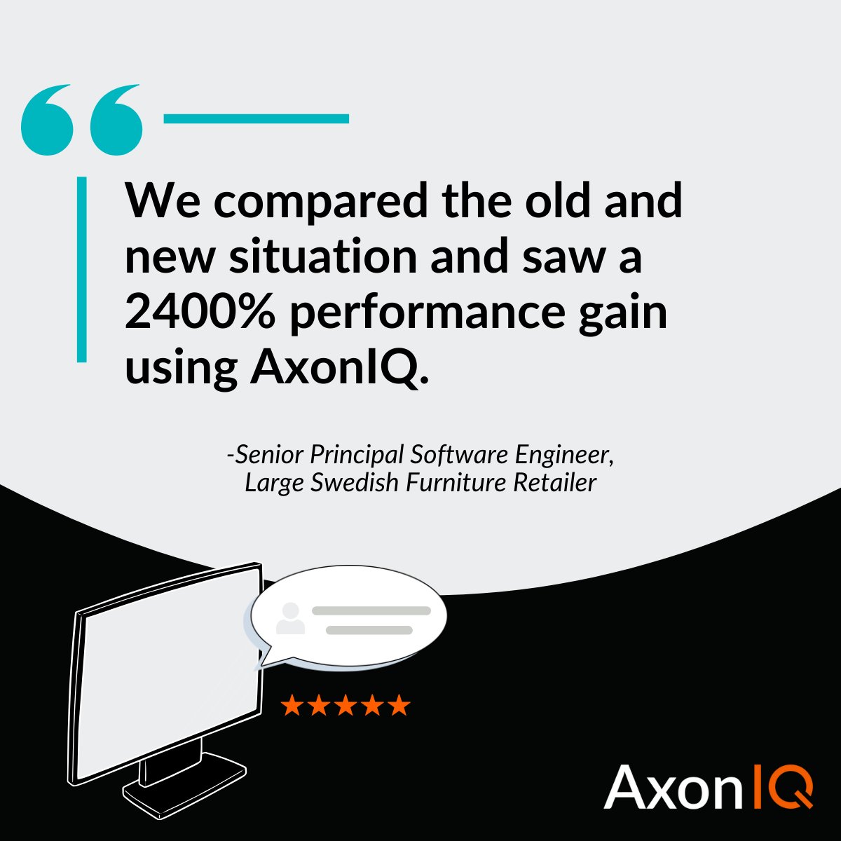 axon_iq's tweet image. 🚀 2400% performance gain with AxonIQ.

A large Swedish furniture retailer saw a 24x performance boost after shifting core workloads to AxonIQ.

When systems are built on the right architecture, results like this are possible.

#AxonIQ #AIArchitecture #RealResults