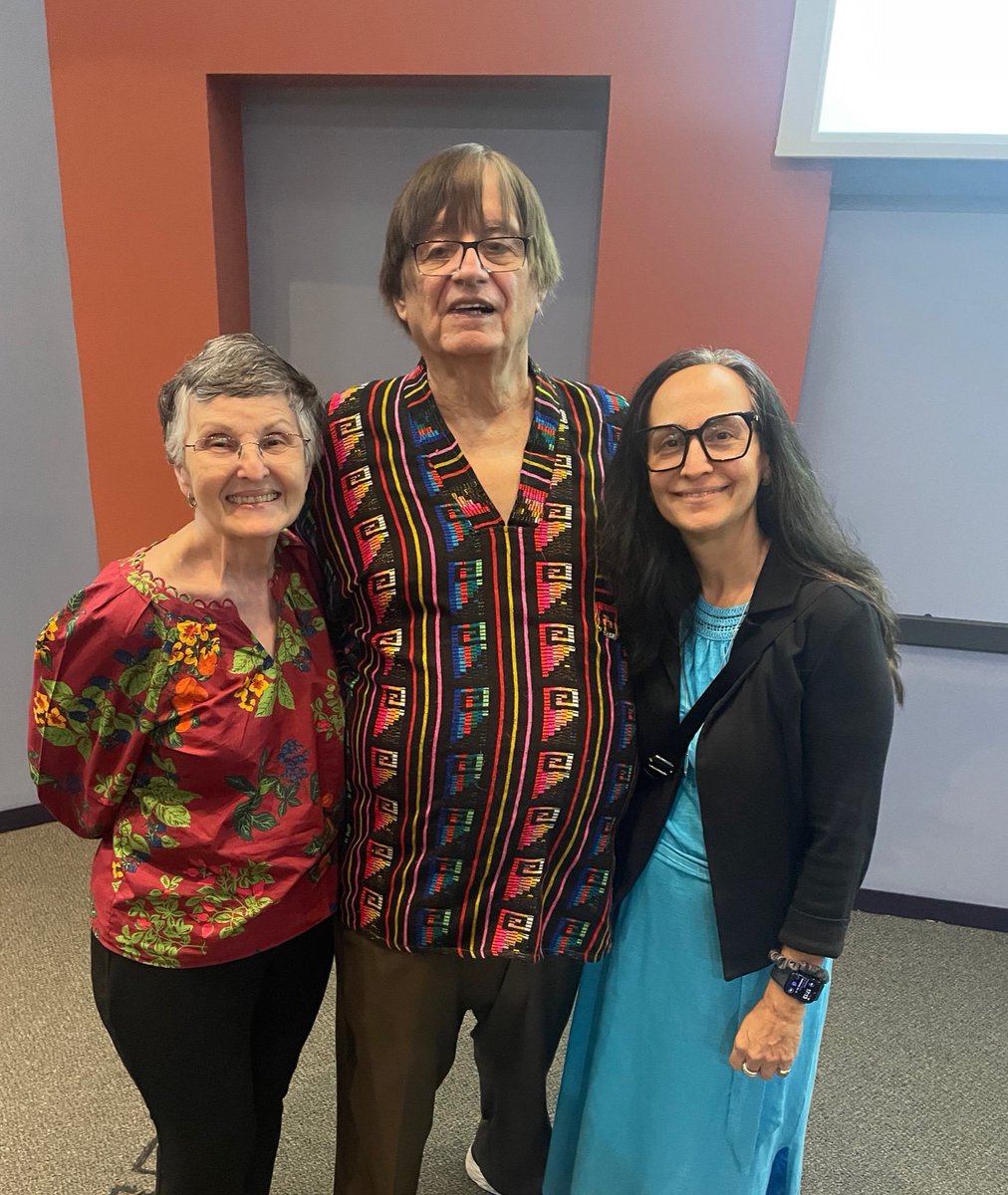 AnneApapa's tweet image. We were inspired by Richard Tapia's powerful talk yesterday! Richard is a Rice treasure, a brilliant mathematician who was awarded the National Medal of Science, a champion for all, not to mention, he was Joanna's Ph.D. advisor. 
@RiceEngineering @RiceUSMP @RiceNatSci