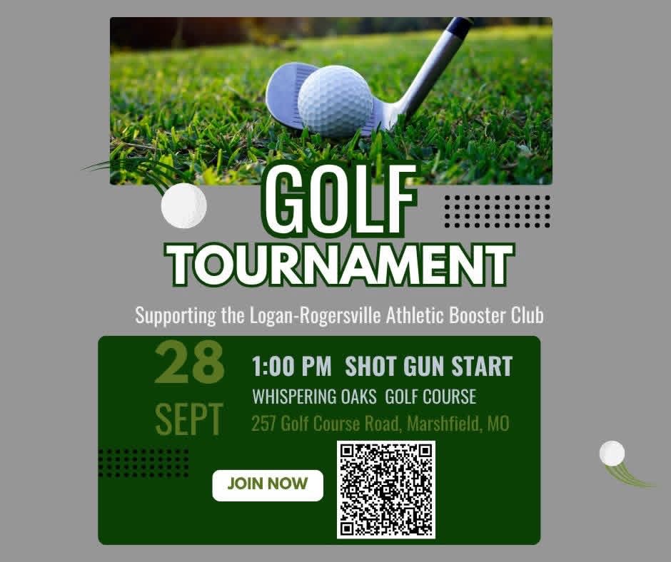 Booster Club Golf Tournament this Sunday at 1:00pm!  There is still time to sign up!