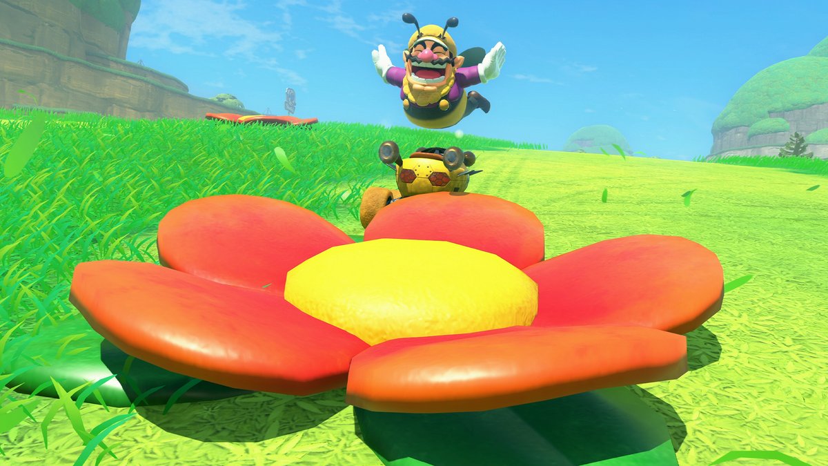 Seja você mezzzzmo. 🐝 

#MarioKartWorld