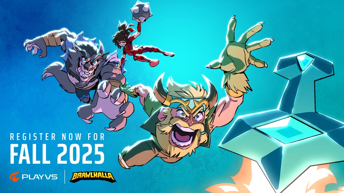 PlayVS (@playvs) on Twitter photo .<a href="/Brawlhalla/">Brawlhalla</a> is here!
We heard your request to bring this popular cross-platform battle game to PlayVS high schools, and we listened!
Compete in this 1v1 tournament starting with qualifiers on Friday, October 10. .<a href="/Brawlhalla/">Brawlhalla</a> is here!
We heard your request to bring this popular cross-platform battle game to PlayVS high schools, and we listened!
Compete in this 1v1 tournament starting with qualifiers on Friday, October 10.