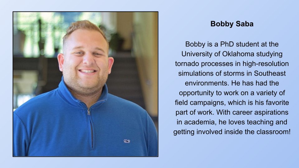 We're continuing to highlight our student committee members! Meet Bobby Saba: