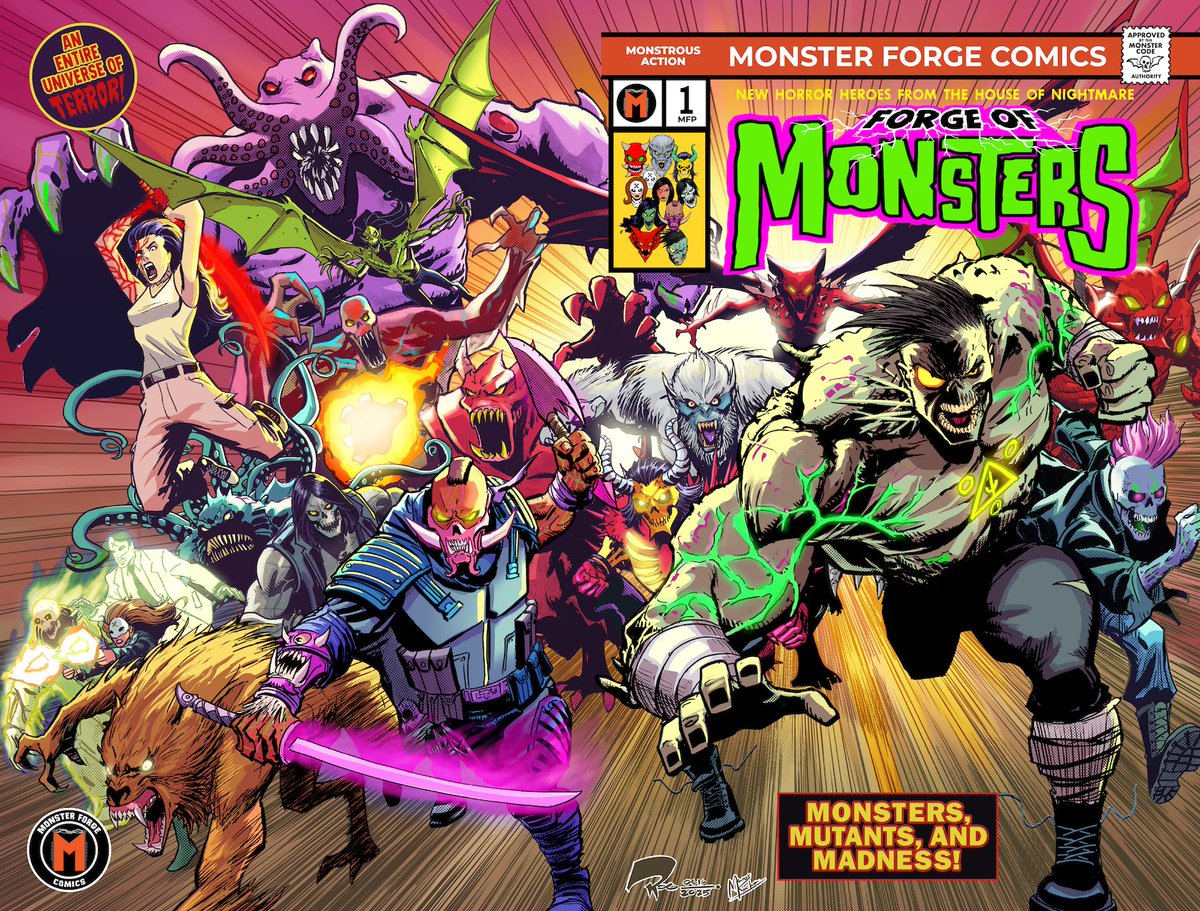 WeAreZoop's tweet photo. Back Forge of Monsters — an all-new horror comic anthology! On ZOOP!  
#ForgeOfMonsters #Atlantean #Hunters #MonsterForge #MonsterForgeUniverse #MonsterComics #HorrorHeroes #ComicBooks #BackThisProject https://t.co/nhHMmAy2p1
@ShannonDenton @ForgeMonster https://t.co/3uwucgRrXp
