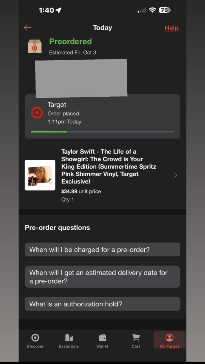 kvxm17's tweet photo. @taylornation13 @Target @taylorswift13 ohhhh she’s absolutely 💖dazzling💖 and def my favorite variant yet ! 🙂‍↕️✨ #tsthelifeofashowgirl #thecrowdisyourking https://t.co/SCEkI0QfBd