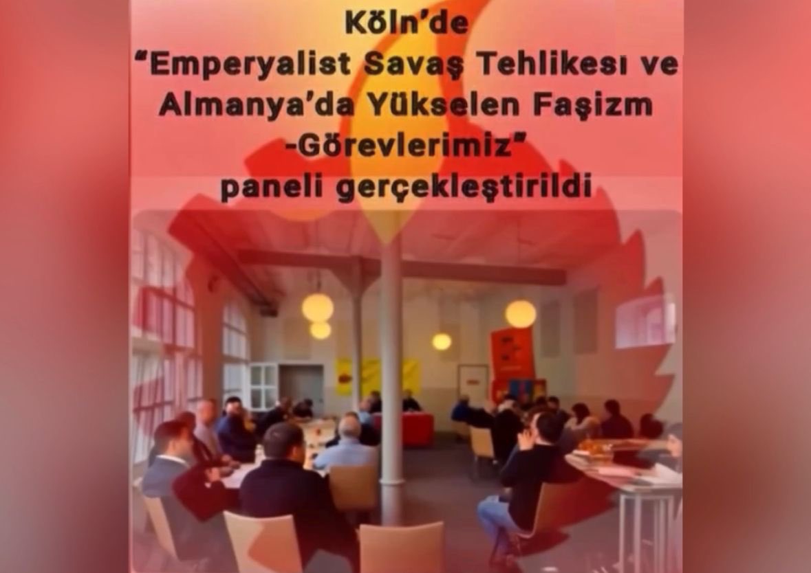 Volkan Yaraşır'ın katıldığı Köln’deki ADHF panelinden:
1️⃣ Kapitalizmin krizleri yapısaldır ve dünyayı savaşa sürükler.
2️⃣Faşizm tesadüf değil, krizin kaçınılmaz sonucudur ve tarihseldir
3️⃣ Çürümeye karşı tek çare: Örgütsüzlüğü örgütlülüğe çeviren mücadele.
#Faşizm #Kapitalizm