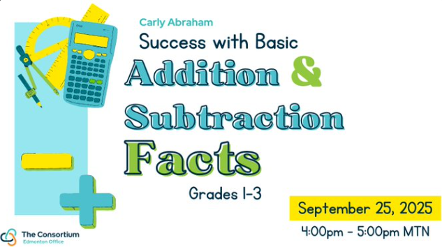 MathImagine2's tweet image. We’re teaming up with ERLC for a powerful session on “Success with Basic Addition & Subtraction Facts” for Grades 1–3!
Let’s build strong math foundations together!