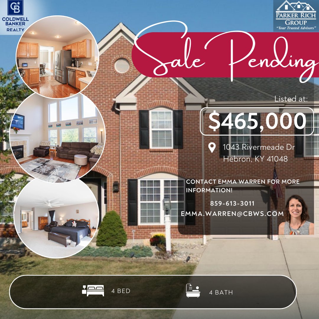 parkerrichgroup's tweet photo. 🏡 Pending Sale!! 🗝

1043 Rivermeade Dr

$465,000 (List Price)

More info ➡️ https://t.co/BNi7DCYCNE

Contact Emma Warren (859) 613-3011 for a Consultation!

#ColdwellBankerRealty #ParkerRichGroup #CincinnatiRealEstateAgent #CincinnatiRealtor #Cincinnati #Ohio https://t.co/rJzV7zodnY