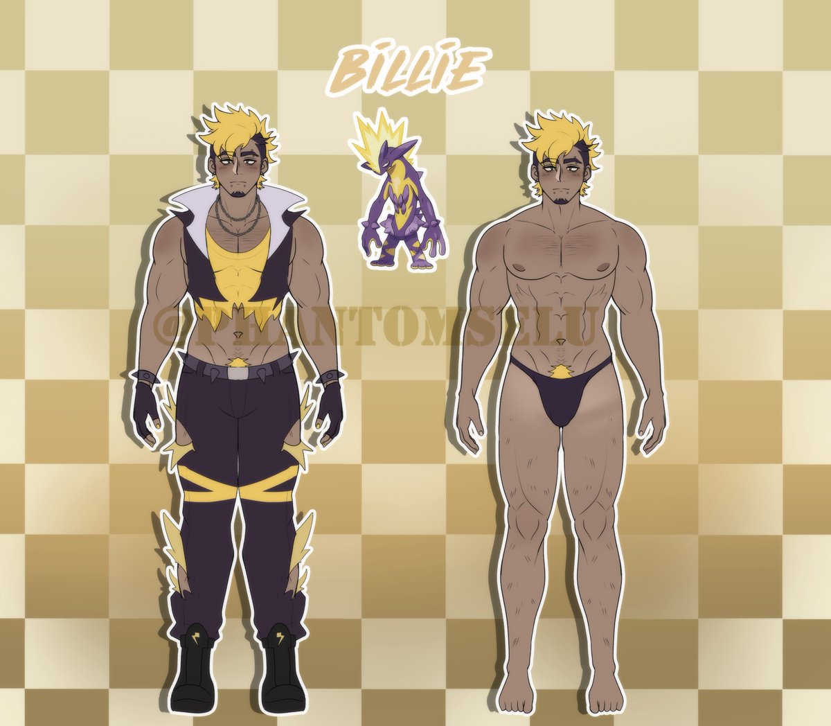 [Pokémon Gijinka] Billie the Toxtricity!!!